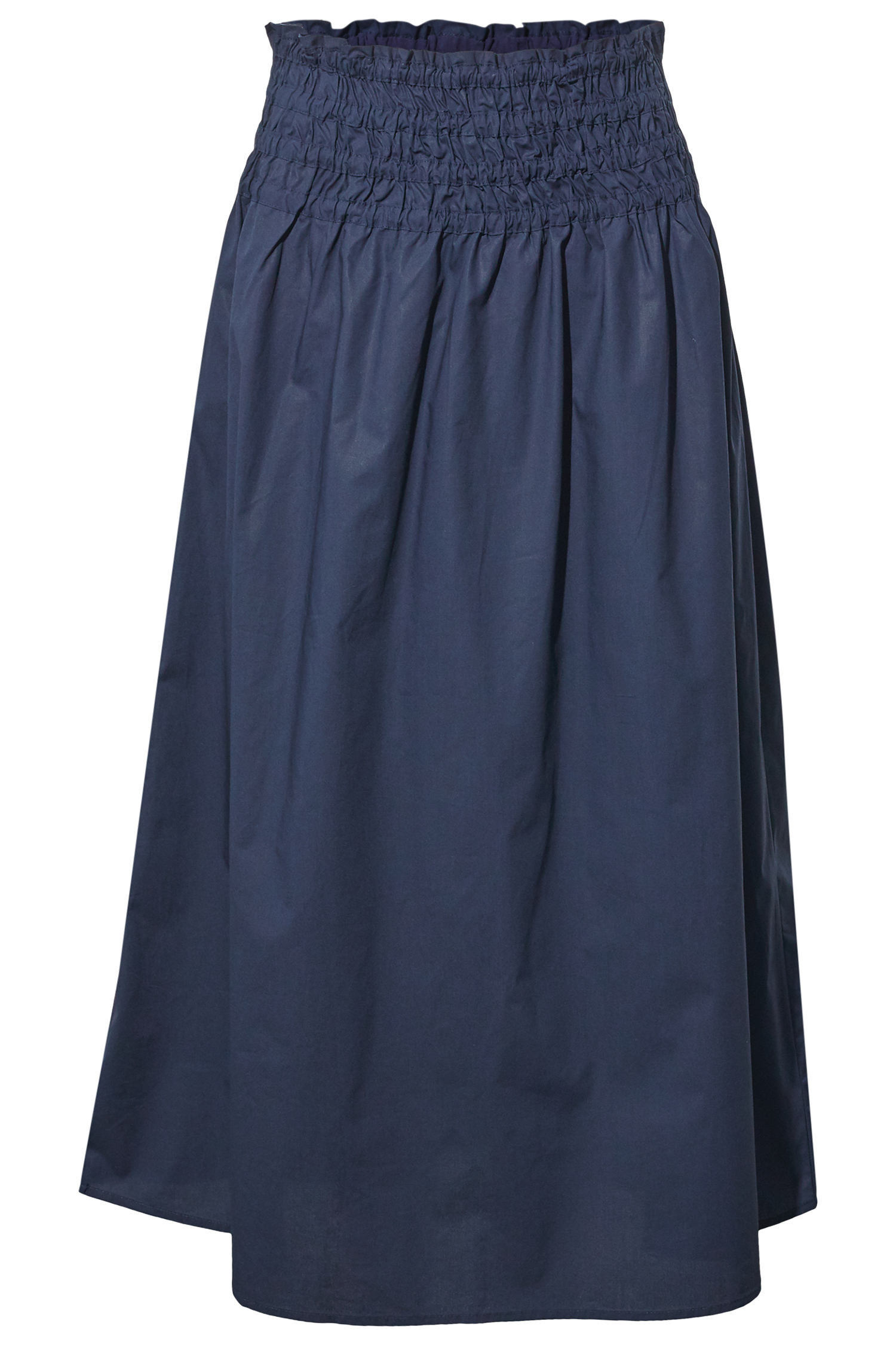 Skies Are Blue Smocked Waist Midi Skirt