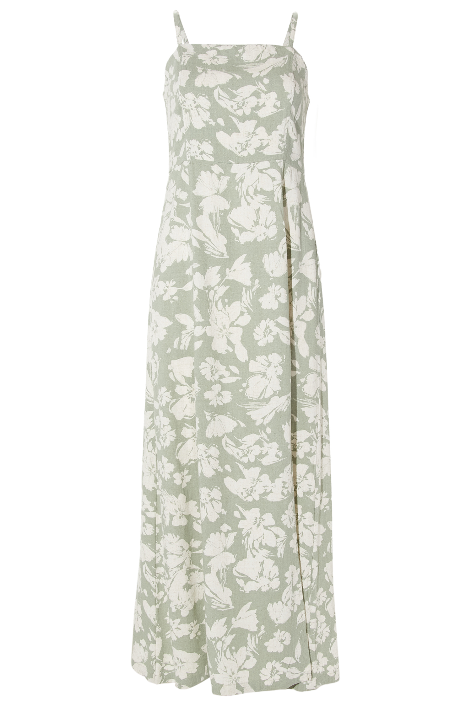Tie Strap Floral Maxi Dress