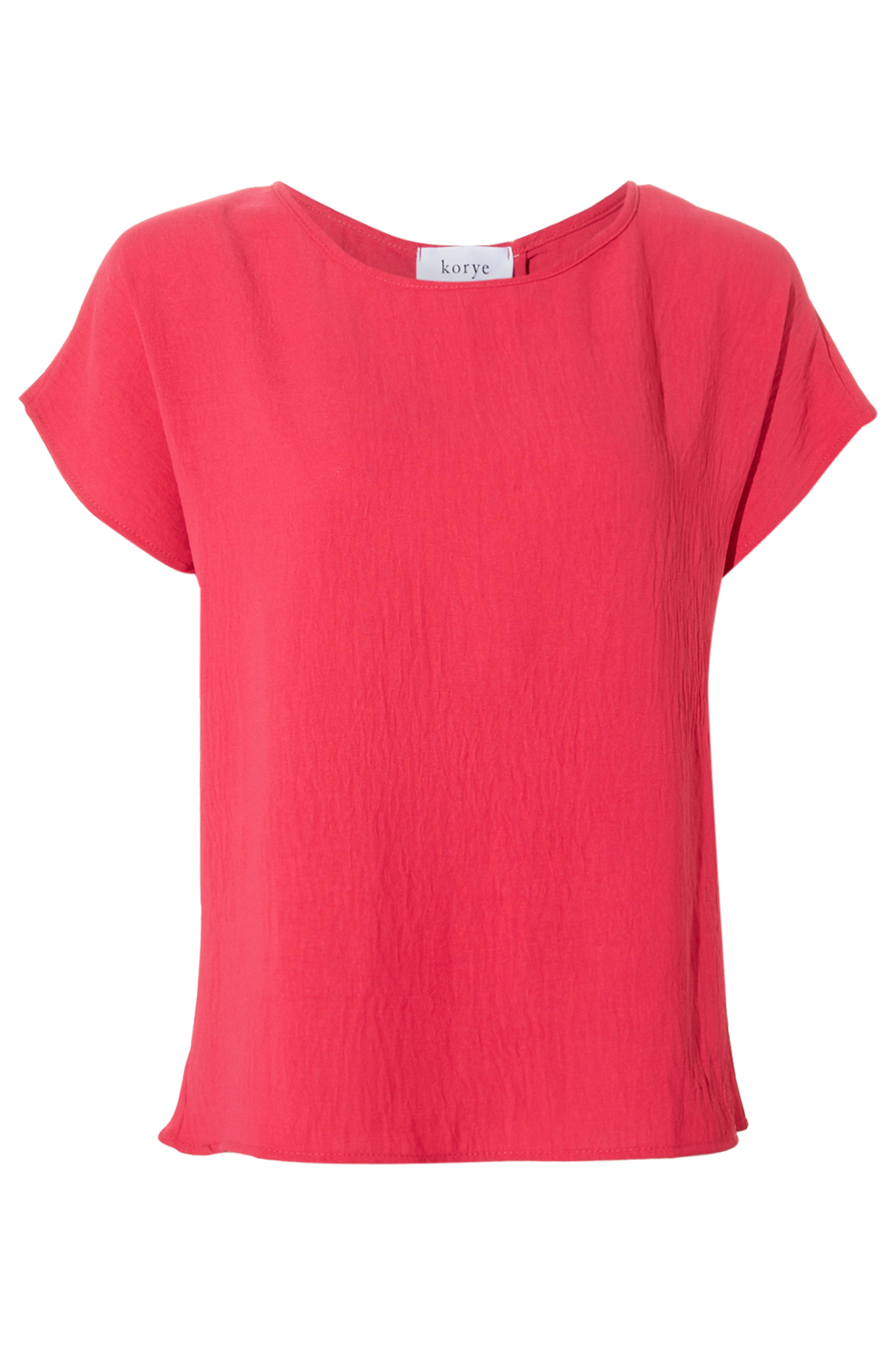 Back Pleat Cross Over Top