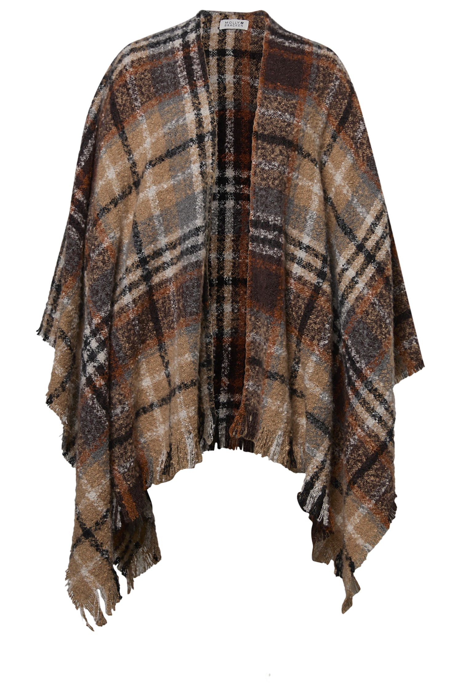Plaid Poncho