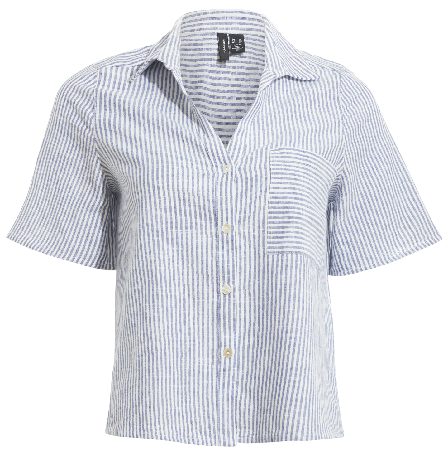 Short Sleeve Buttoned Shirt