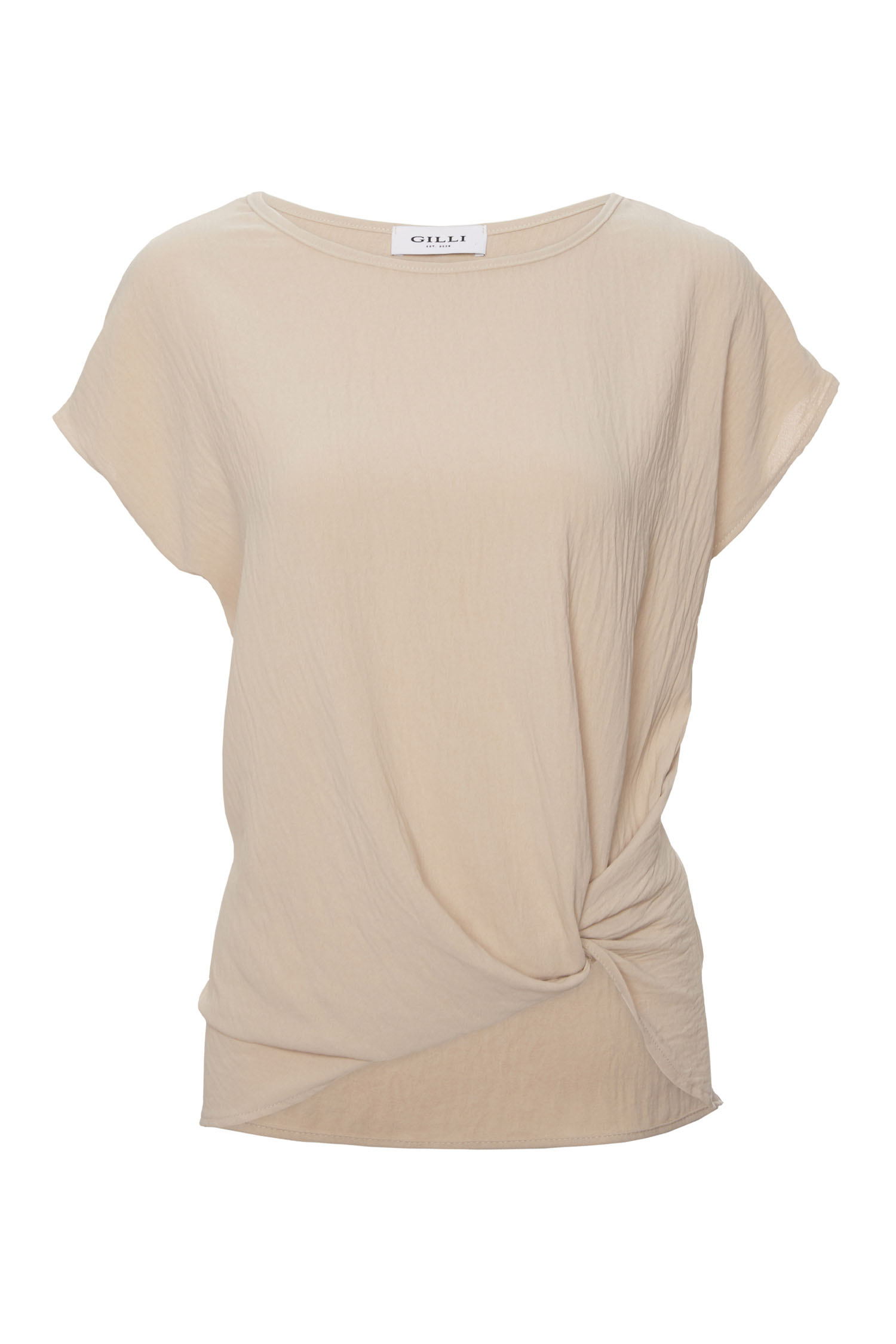 Side Knot Short Sleeve Top