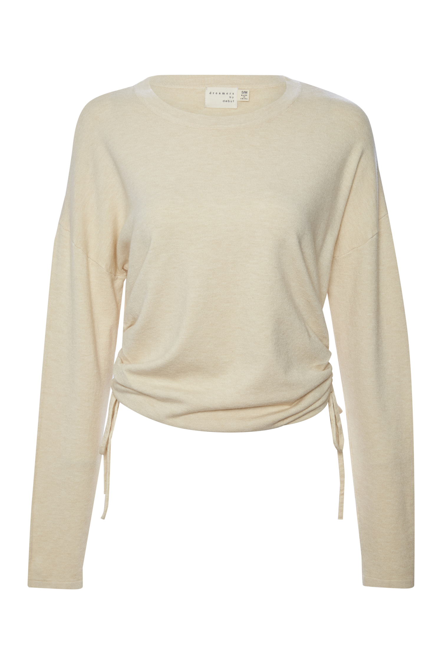 Tie-Side Long Sleeve Top