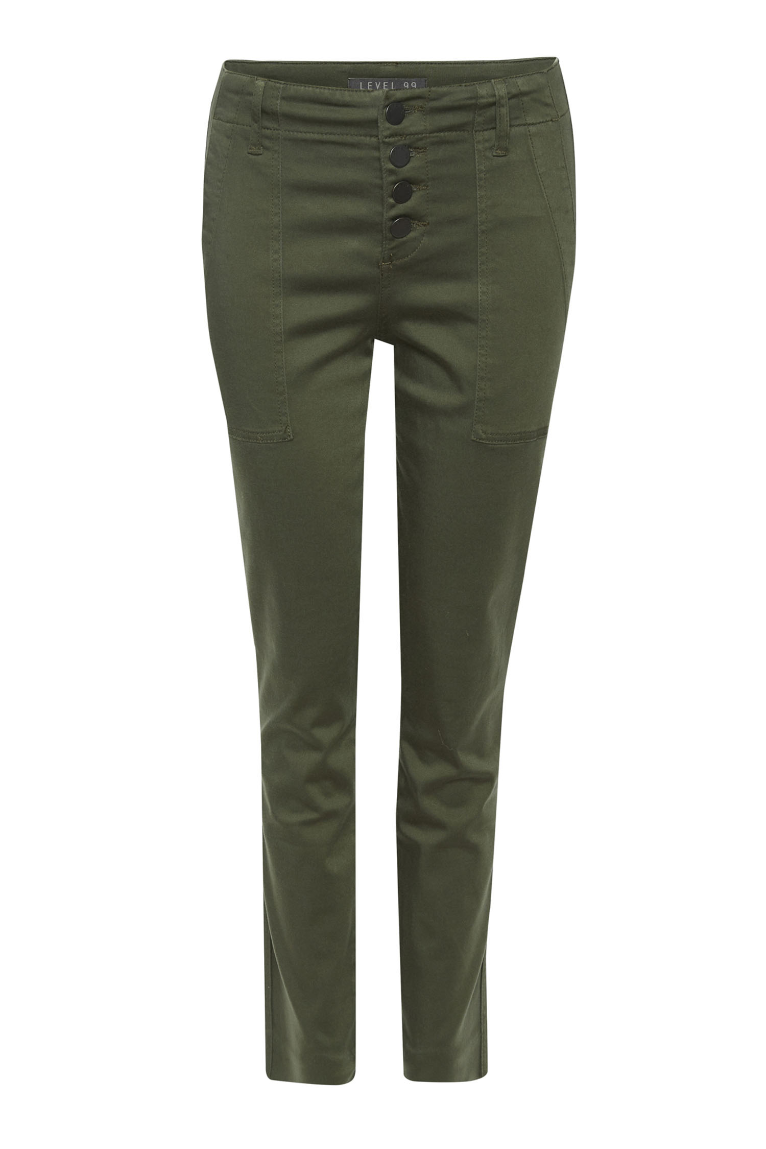 Level 99 Exposed Button Fly Utility Pant