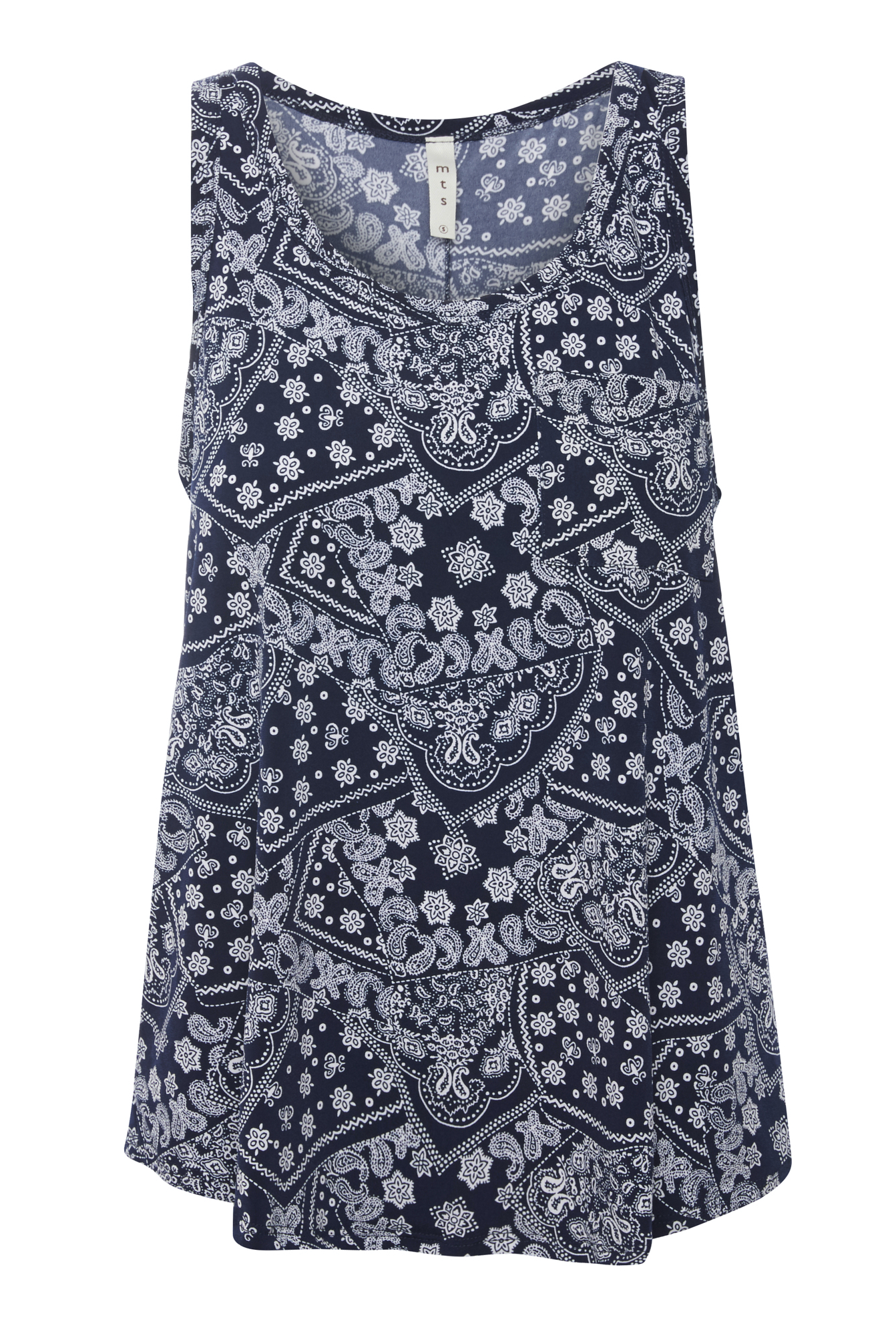 Scoop Neck Bandana Print Tank