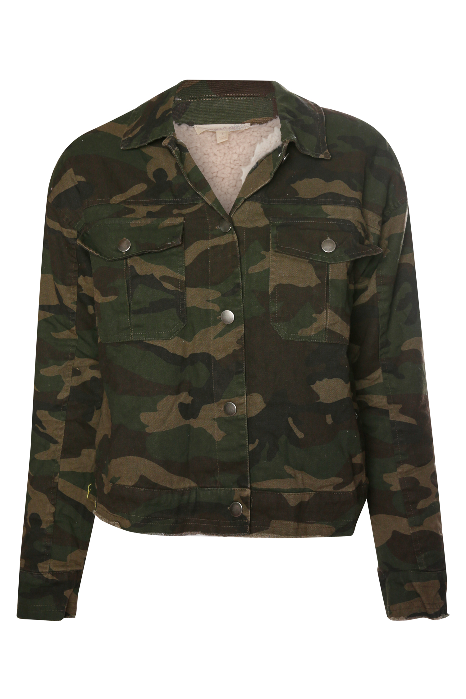 Sherpa Lined Camo Jacket