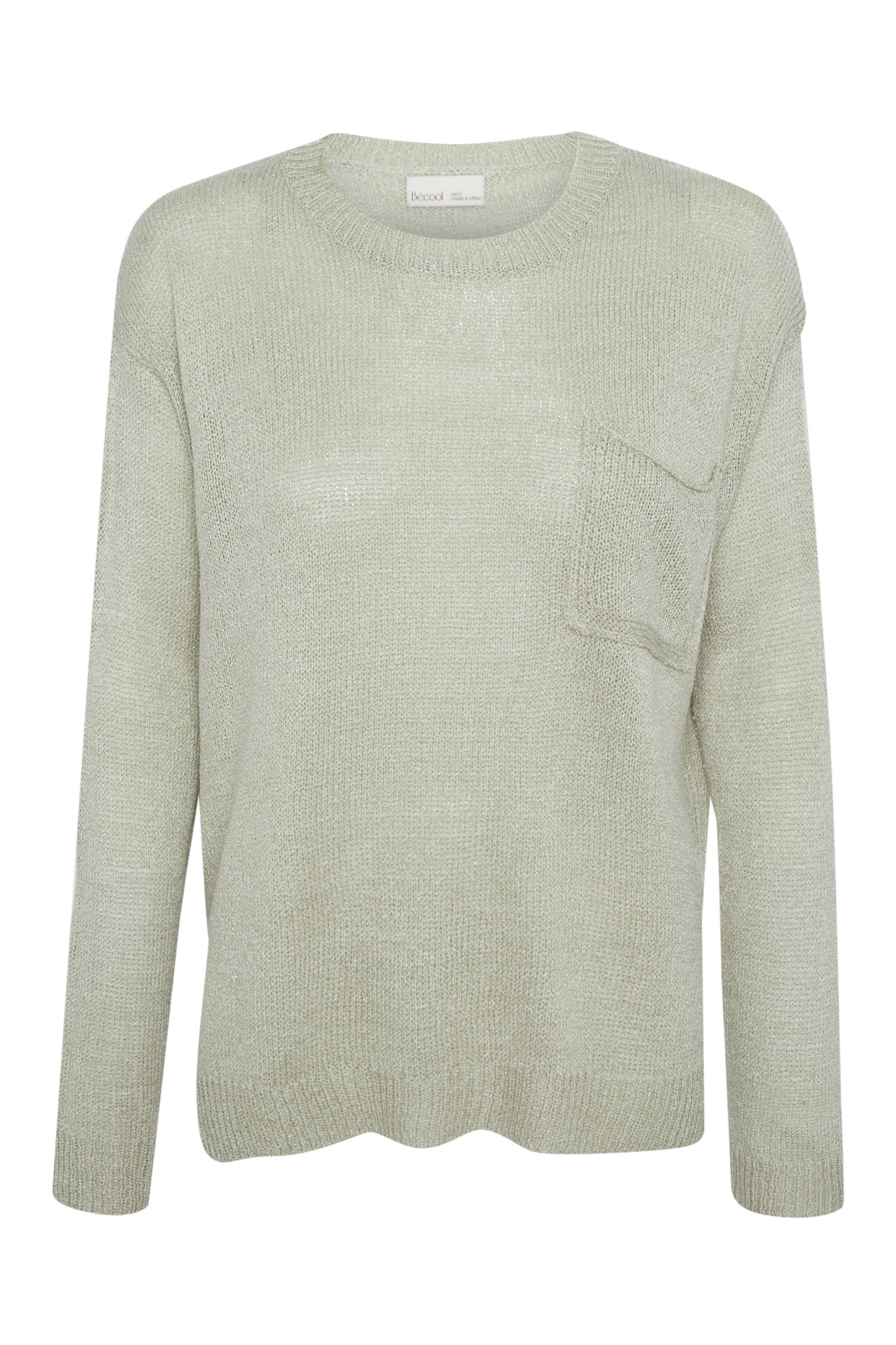 Front Pocket Knit Top