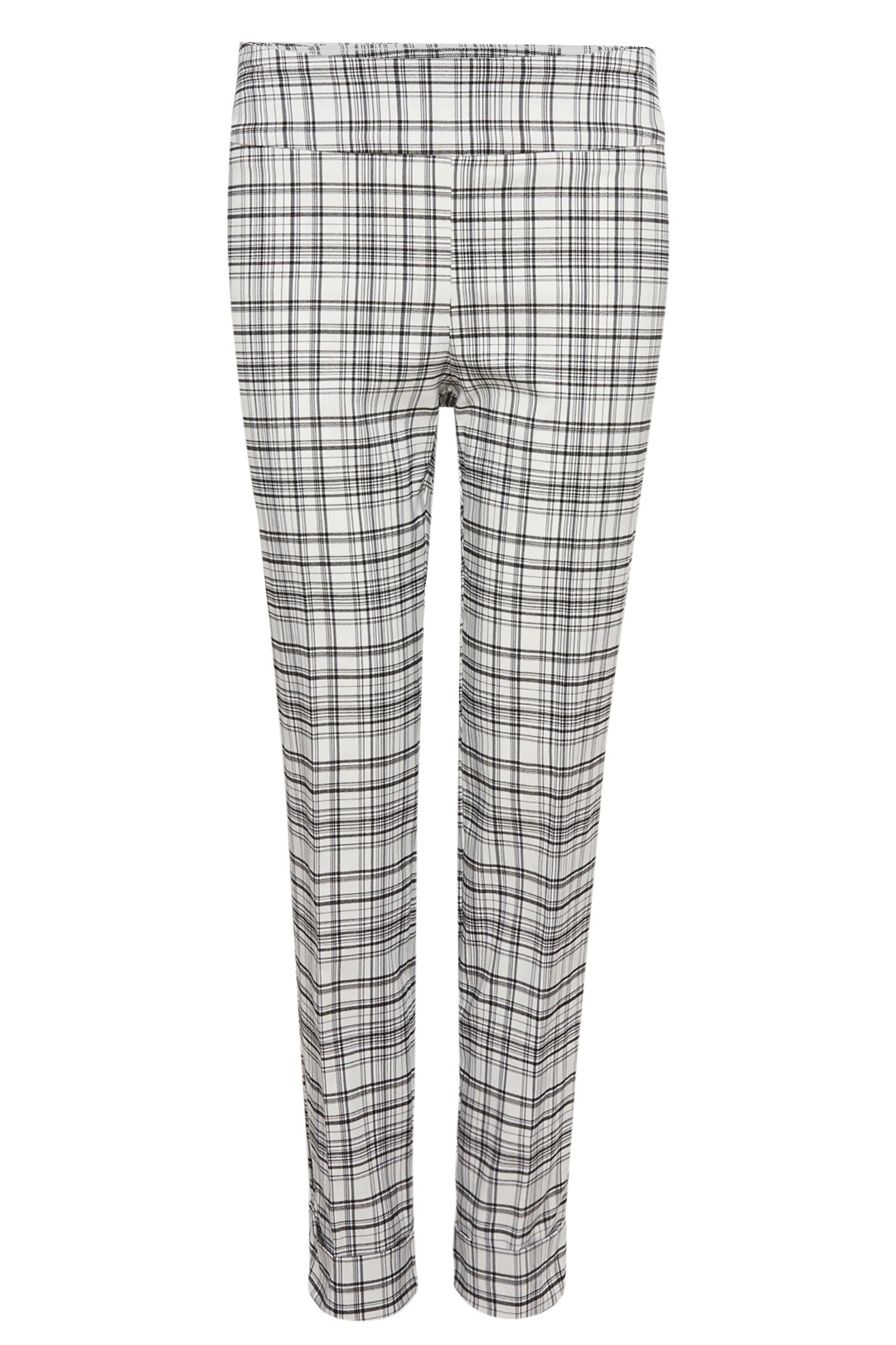 Plaid Pull On Pants