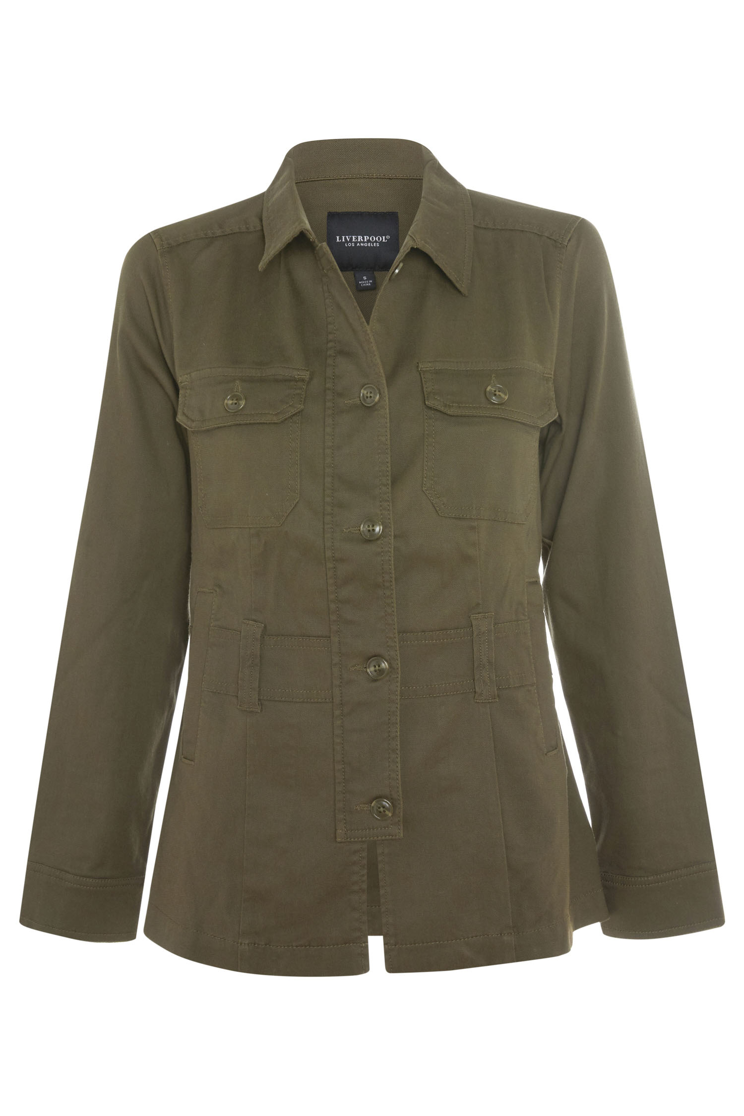Liverpool Collared Military Jacket