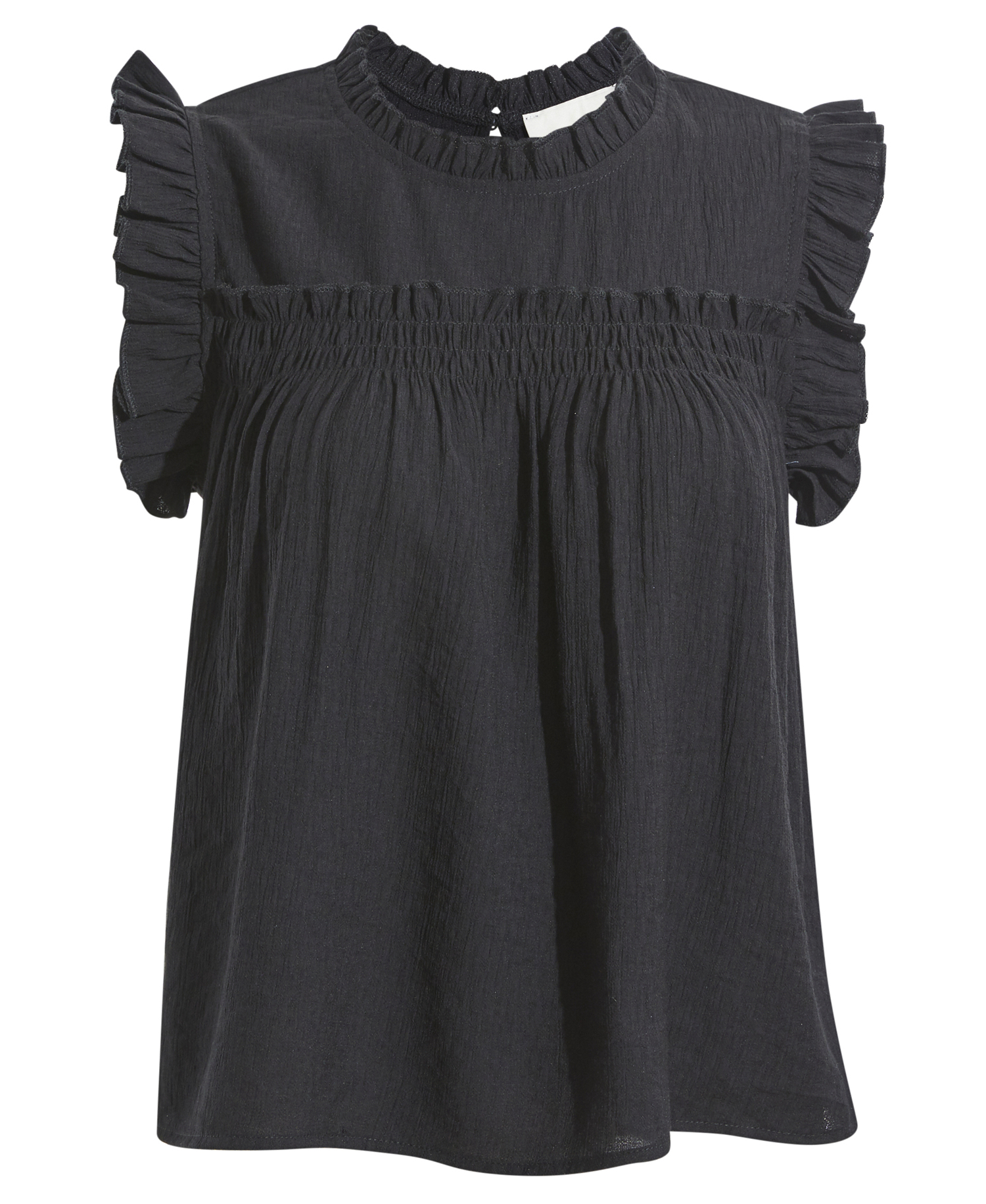 Ruffled Sleeveless Top