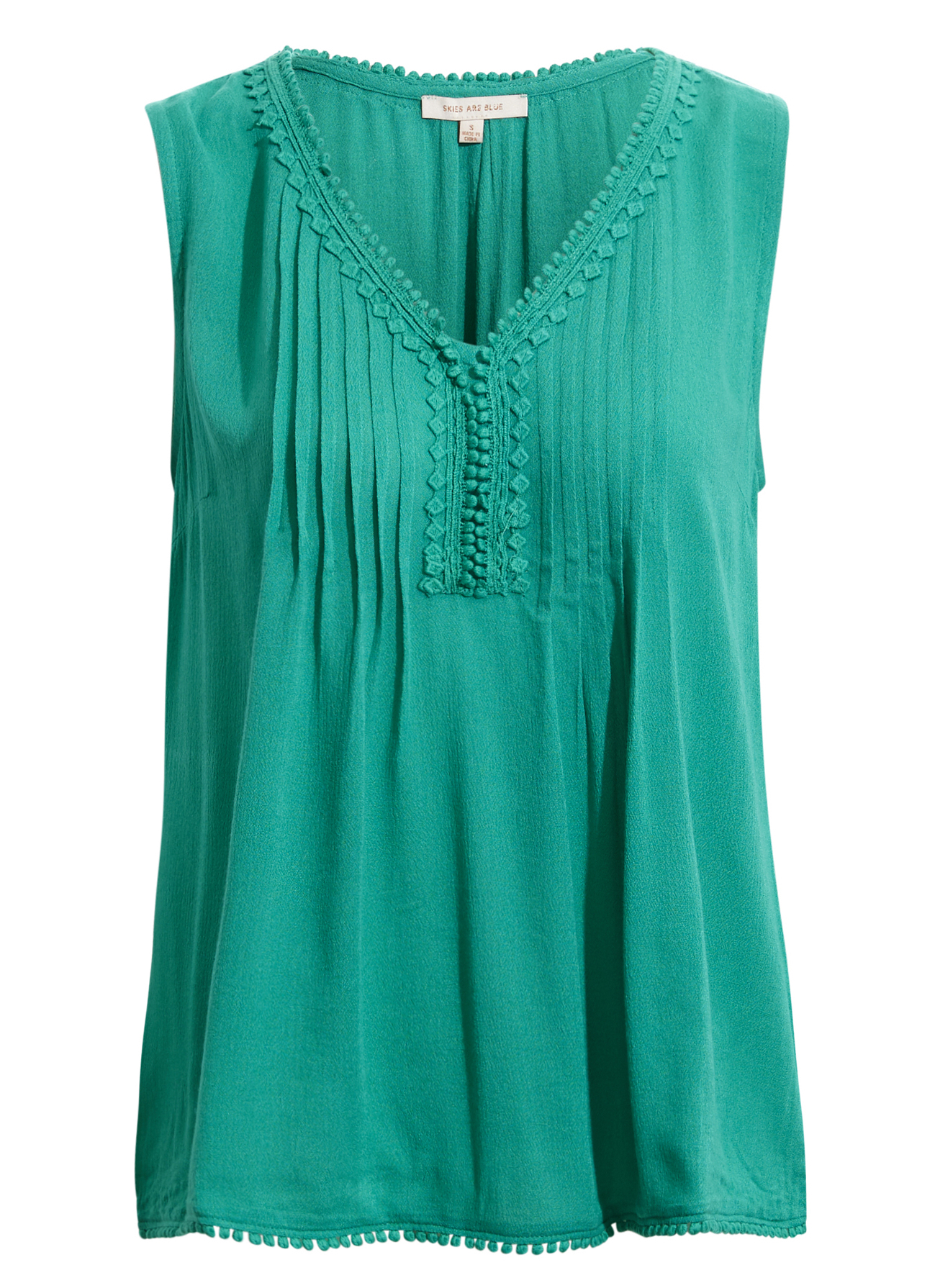 Lace Detail Sleeveless Top