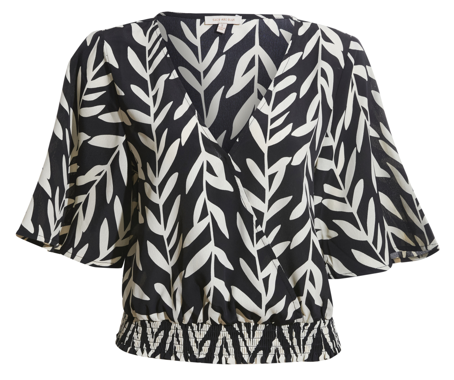 Cropped Printed Blouse