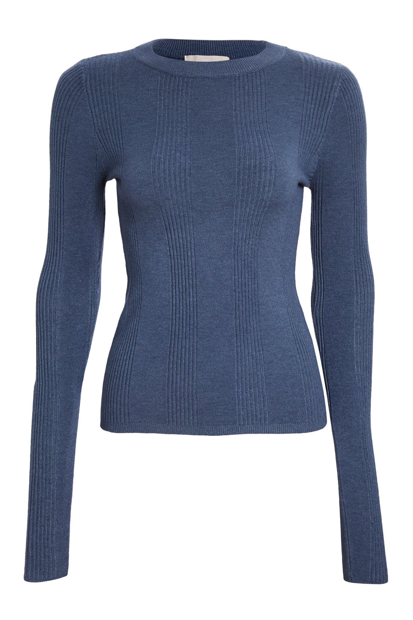 Textured Long Sleeve Knit Top