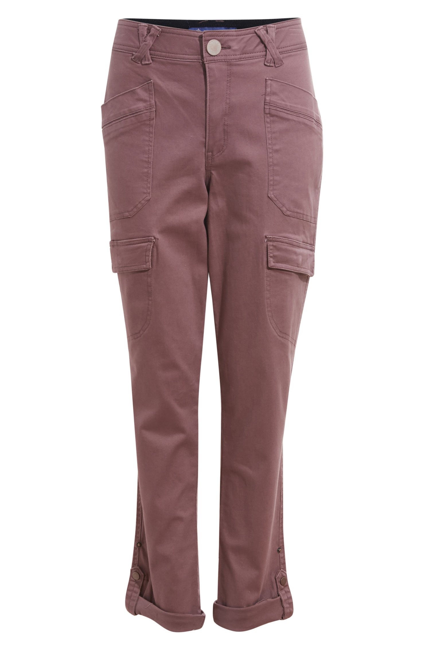 Democracy High Rise Roll Cuff Utility Pants