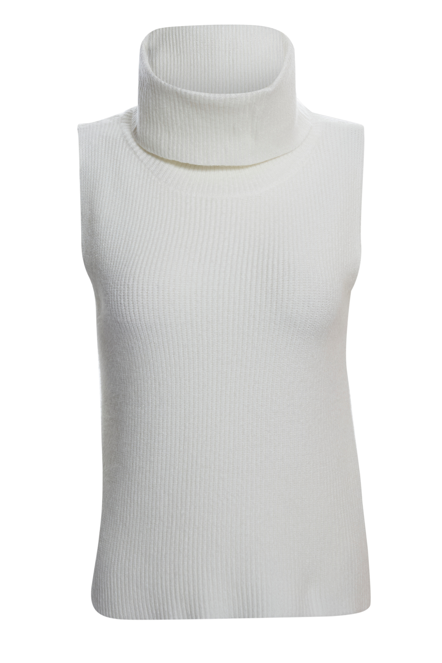 Sleeveless Turtleneck Sweater