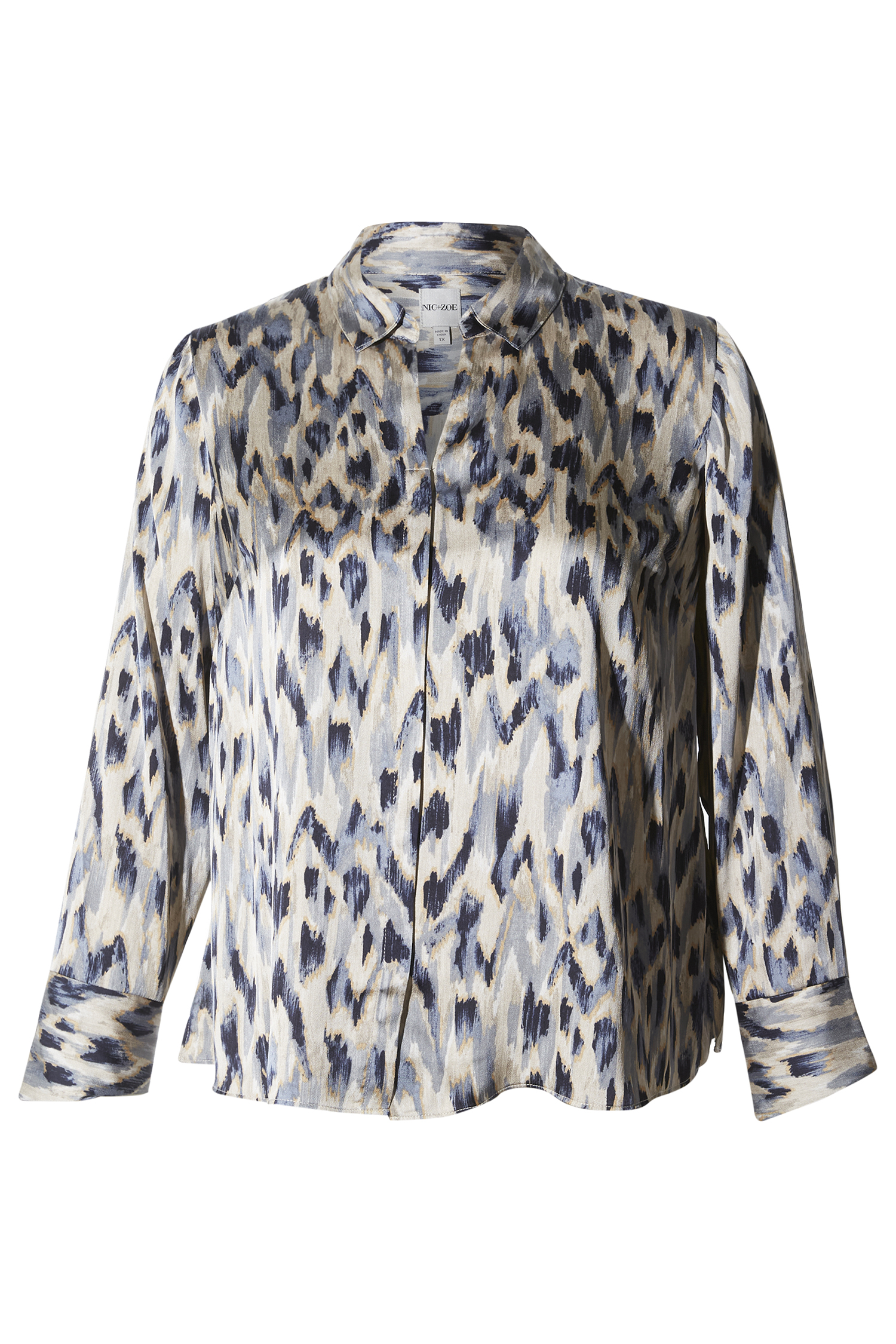 NIC+ZOE Misty Ikat Shirt