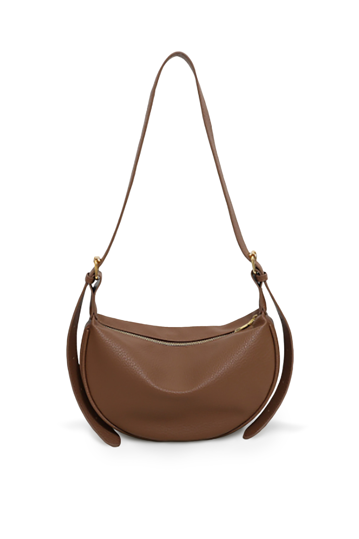 Leather Crescent Bag