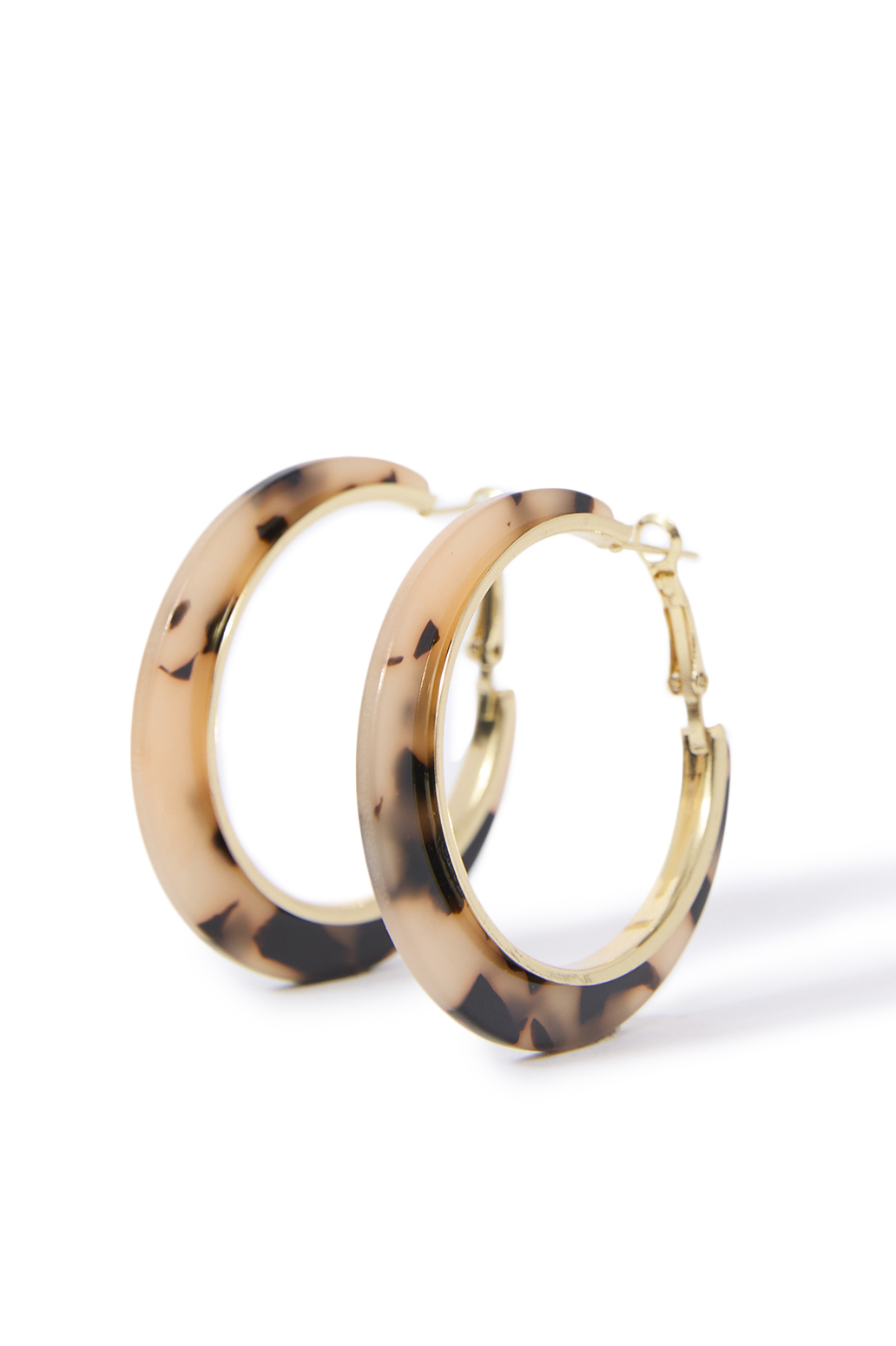 Tortoise gilded hoops