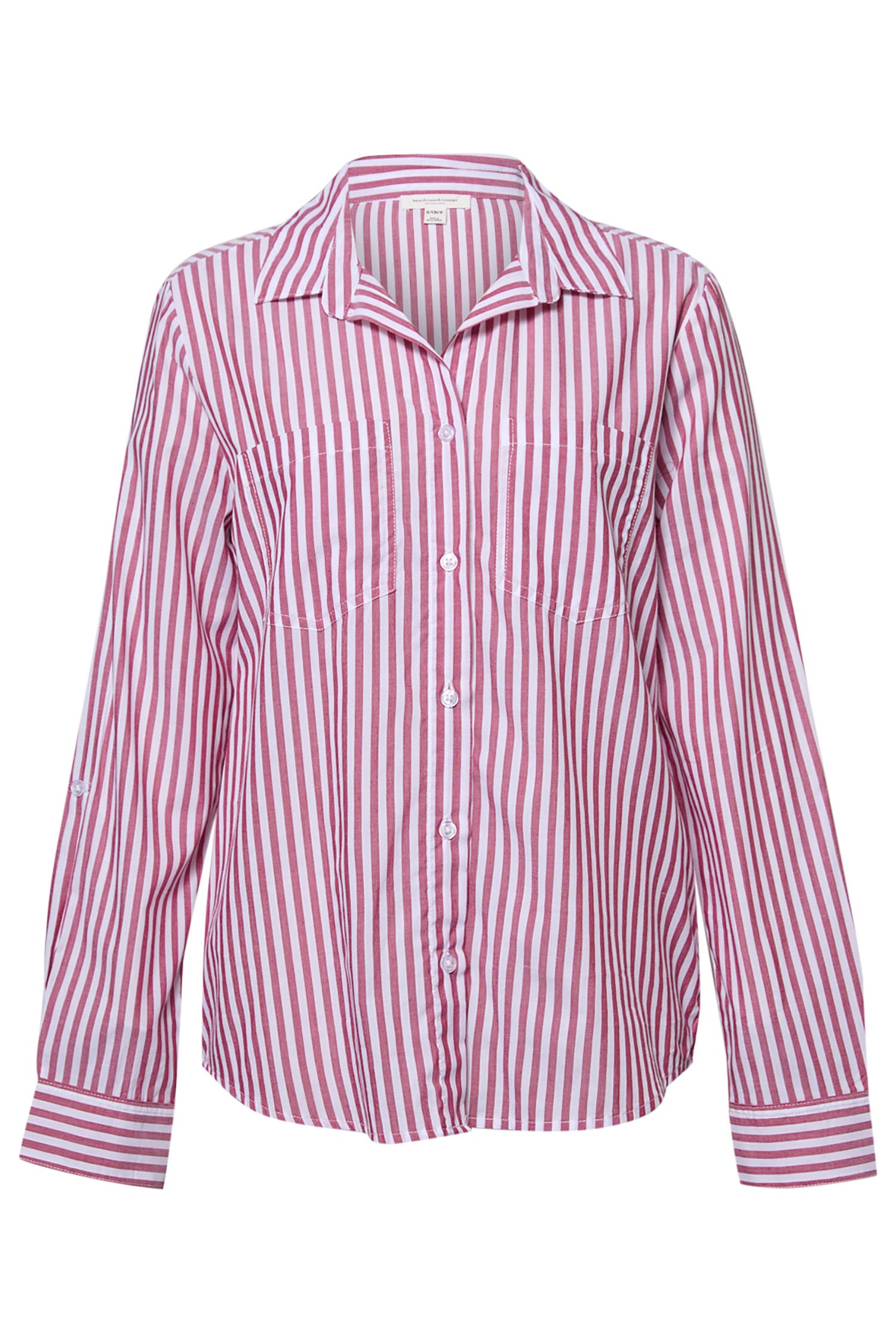 Beach Lunch Lounge Striped Button Down