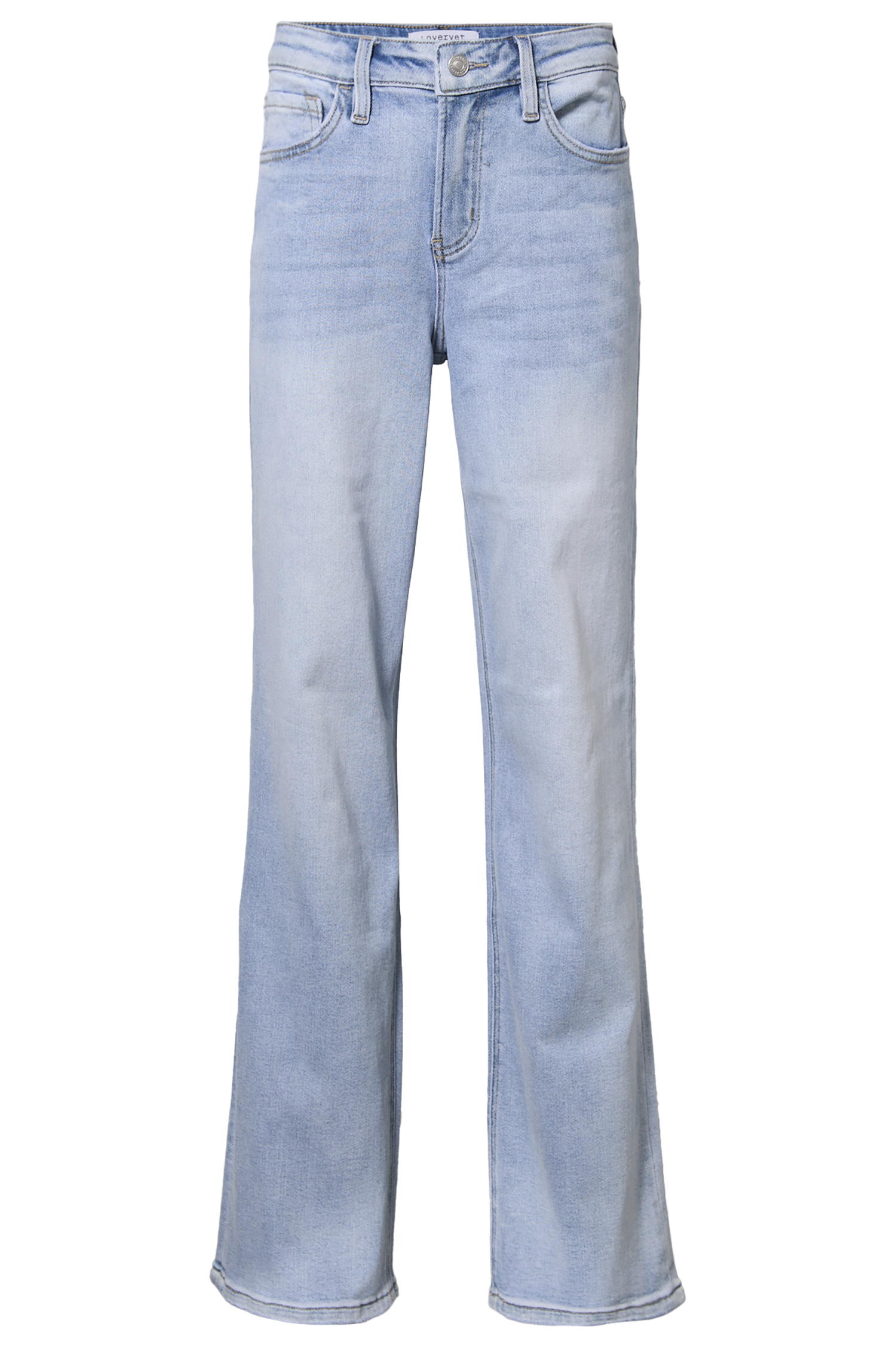 High Rise Slim Wide Leg Jean