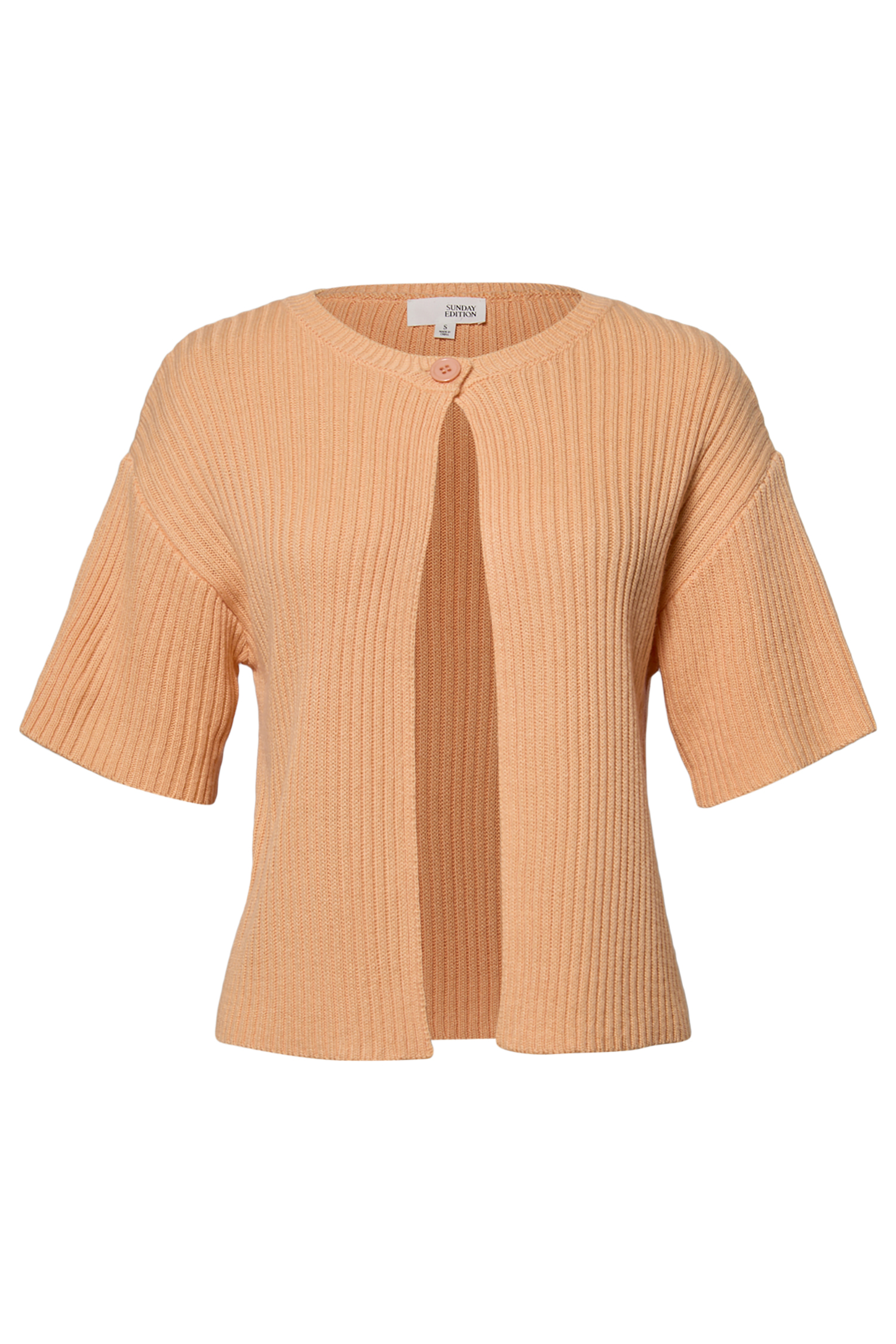 Single Button Knit Top