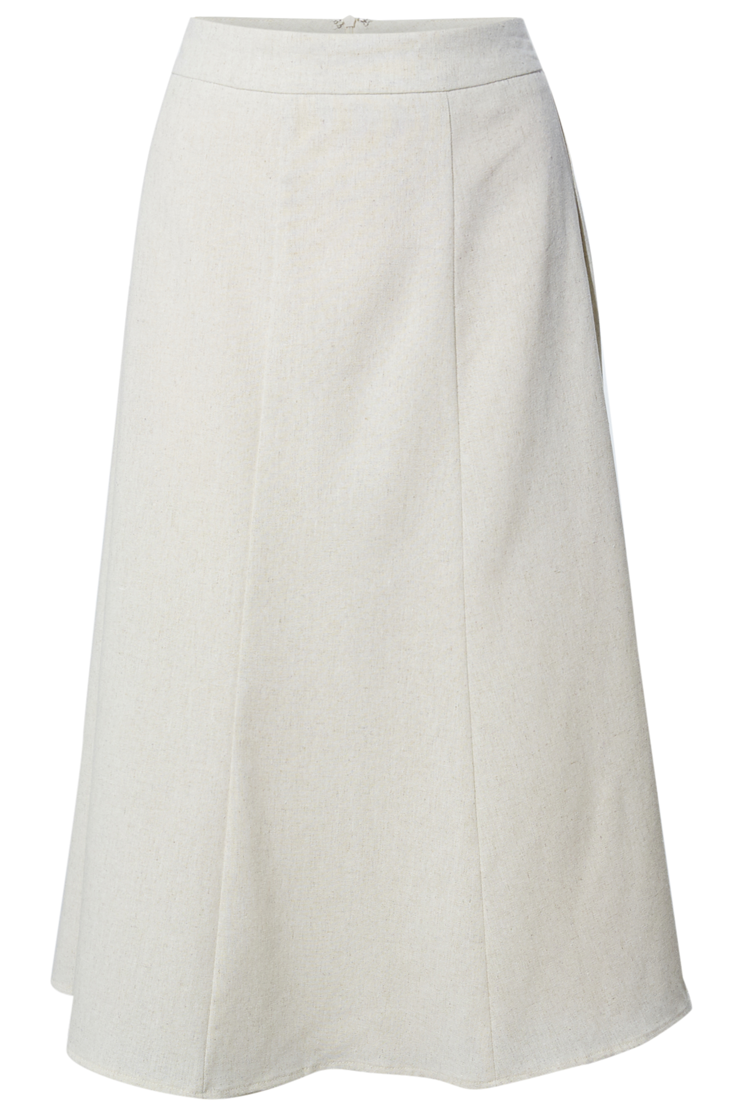 Linen Midi Skirt