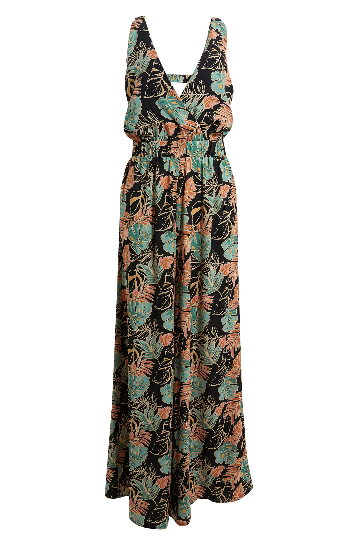 Tropical Print Jumpsuit