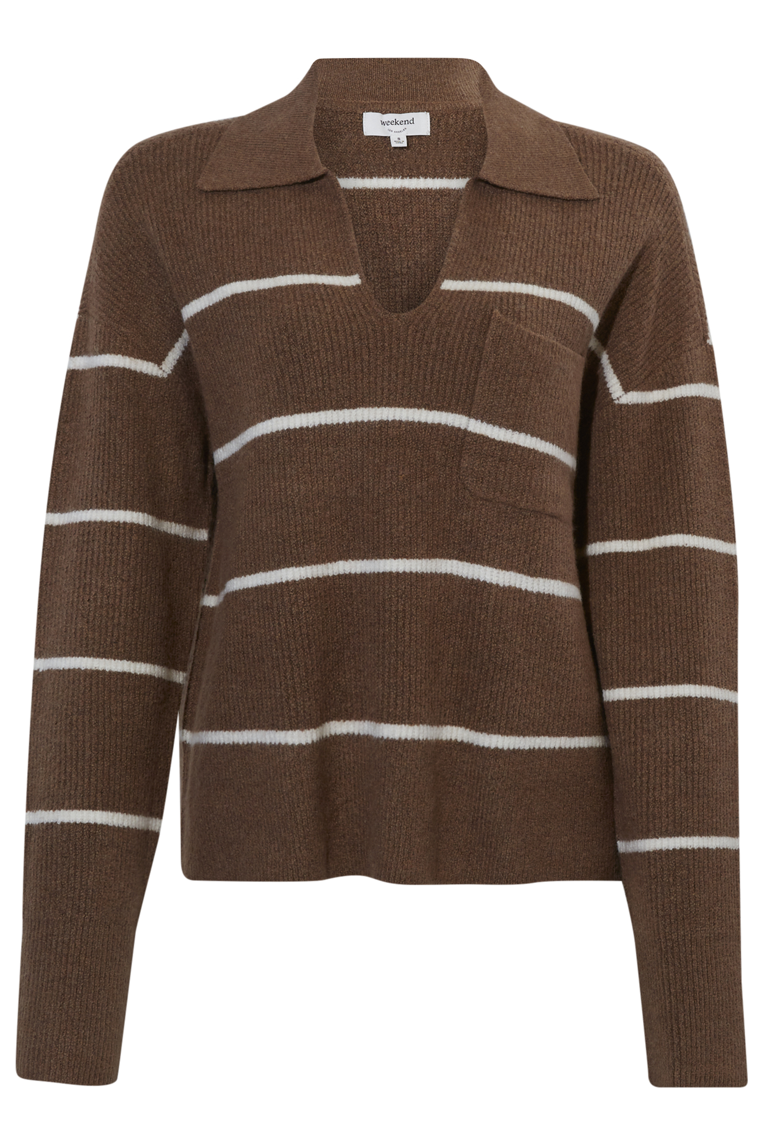 Striped Sweater with Pocket