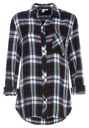 Beach Lunch Lounge Charley Plaid Top