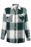 Beach Lunch Lounge Plaid Shacket