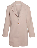 Single Button Front Coat