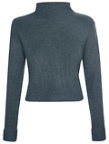 Mock Neck Long Sleeve Pullover