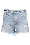 Kut from the Kloth High Rise Frayed Hem Shorts