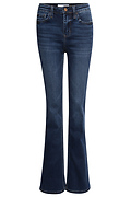 High Rise Mini Flare Jean