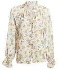 Split Neck Button Down Top