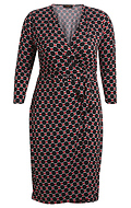 Printed Wrap Dress