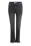 Frayed Hem Straight Crop