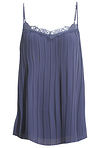 Pleated Lace Trim Cami
