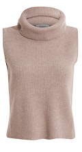 Sleeveless Turtleneck Sweater