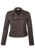 Suede Moto Jacket