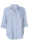 Beach Lunch Lounge Stripe Button Up