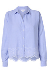 Beach Lunch Lounge Striped Lace Crochet Top