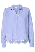 Beach Lunch Lounge Striped Lace Crochet Top
