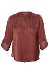 Democracy Button Down Top