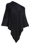 Tessa Tonal Stripes Poncho