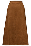 Suede Midi Skirt