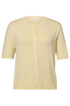 Half Sleeve Button Front Top