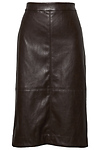 Leather Midi Skirt