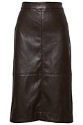 Leather Midi Skirt